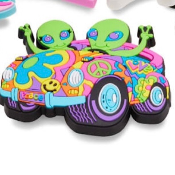 Lisa Frank | Accessories | Lisa Frank Crocs Jibbitz Two Aliens In Car ...